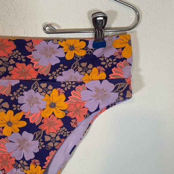 Aerie High Cut Cheeky Floral Women’s Bikini Bottoms - Picture 3 of 7